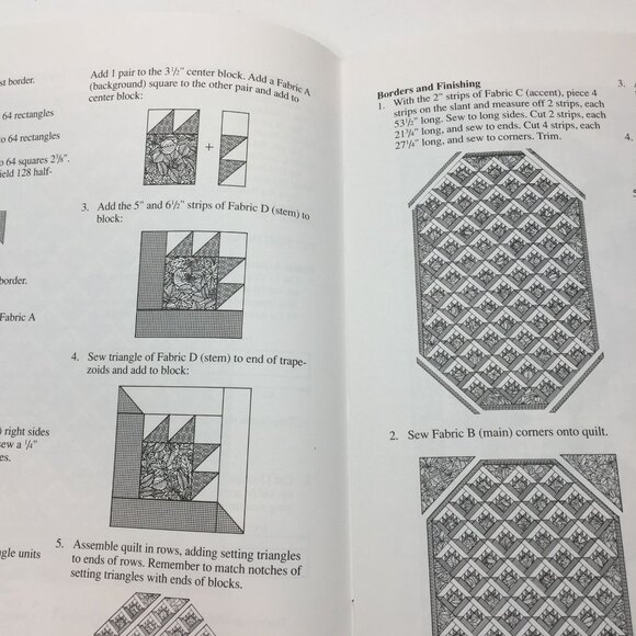 Template-Free Quilts and Borders Trudie Hughes Template-Free Patterns Paperback - Picture 9 of 15